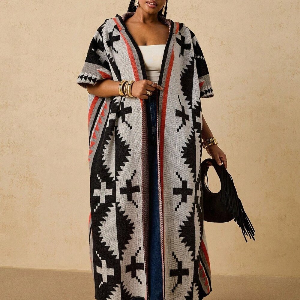 Boho Multicolor Women's Casual Scarf Shawl - Picture 4 of 6
